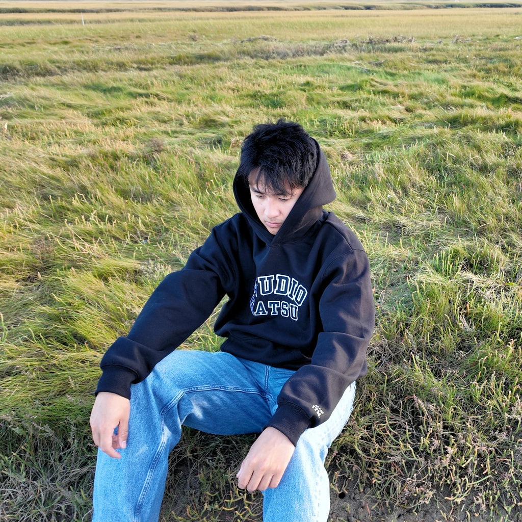 STUDIO MATSU VARSITY HOODIE (BLACK)