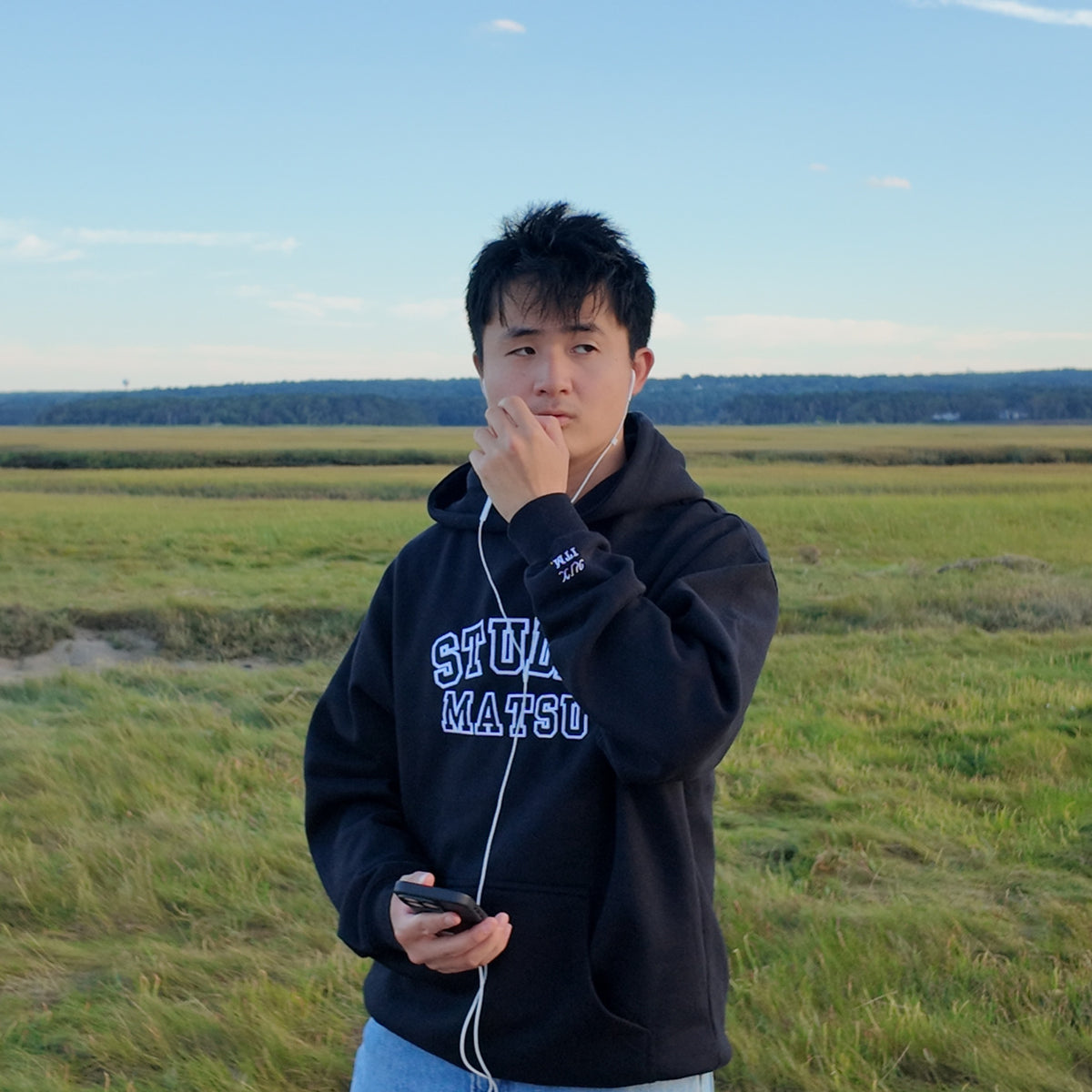 STUDIO MATSU VARSITY HOODIE (BLACK)