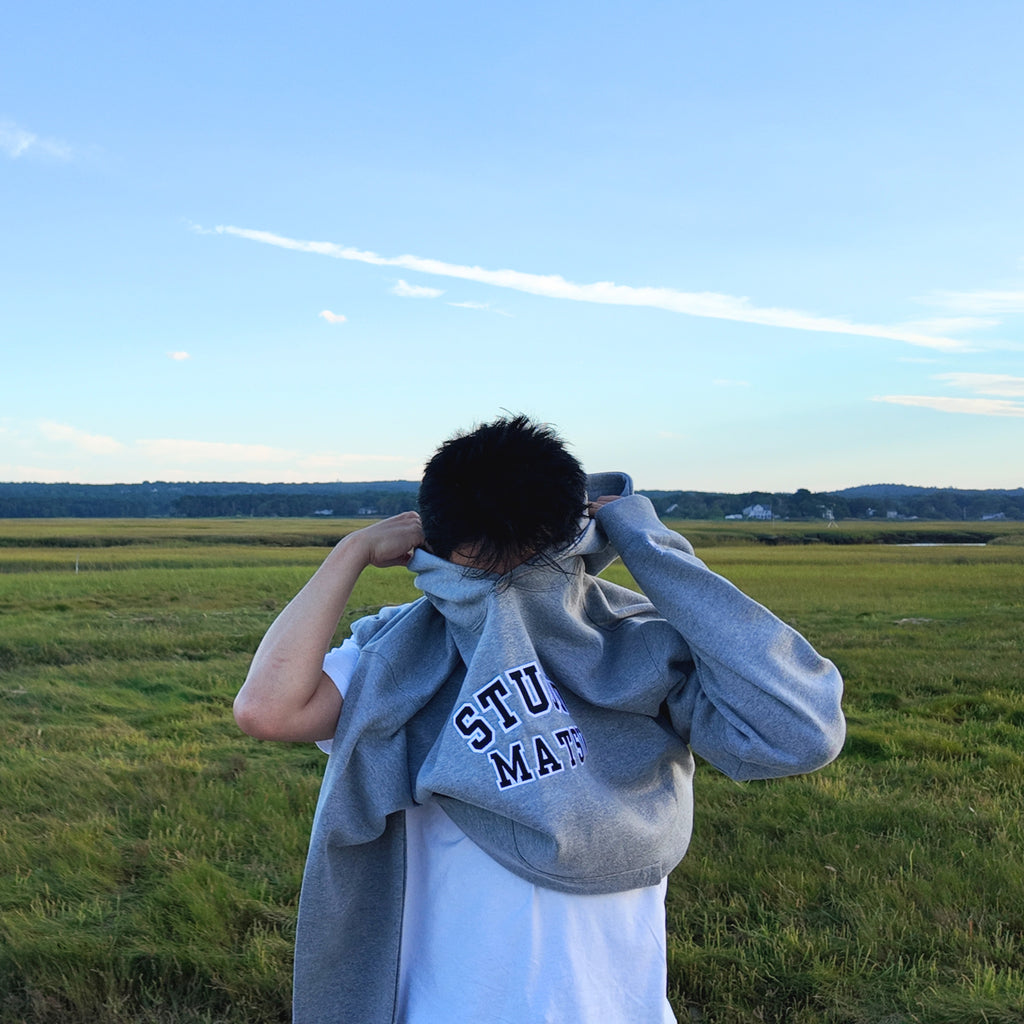 STUDIO MATSU VARSITY HOODIE (GREY)