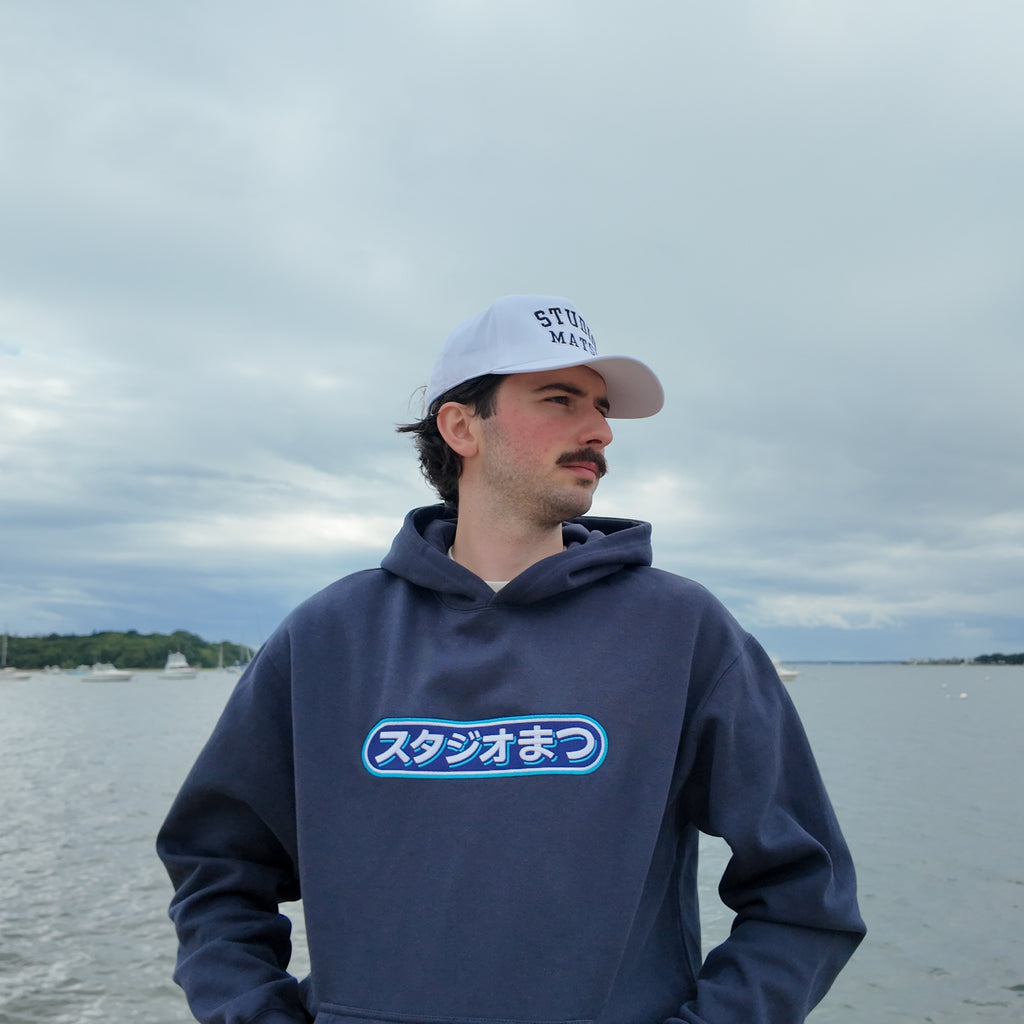 STUDIO MATSU KANA HOODIE (NAVY)