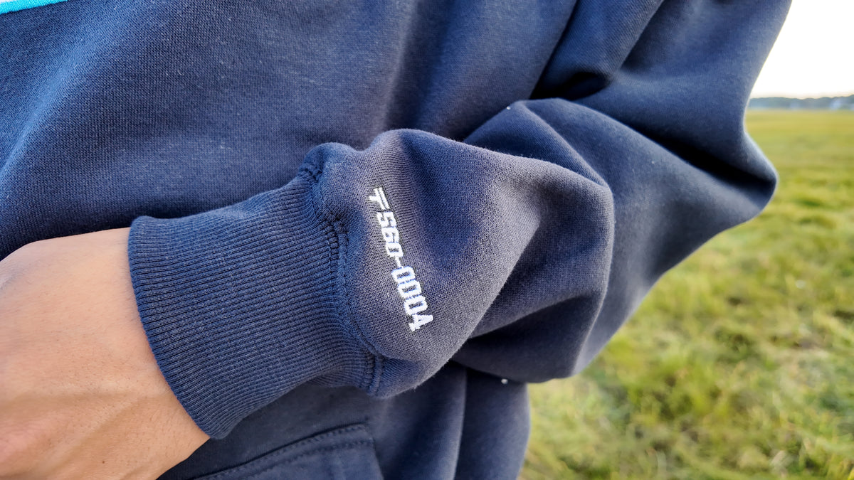 STUDIO MATSU KANA HOODIE (NAVY)