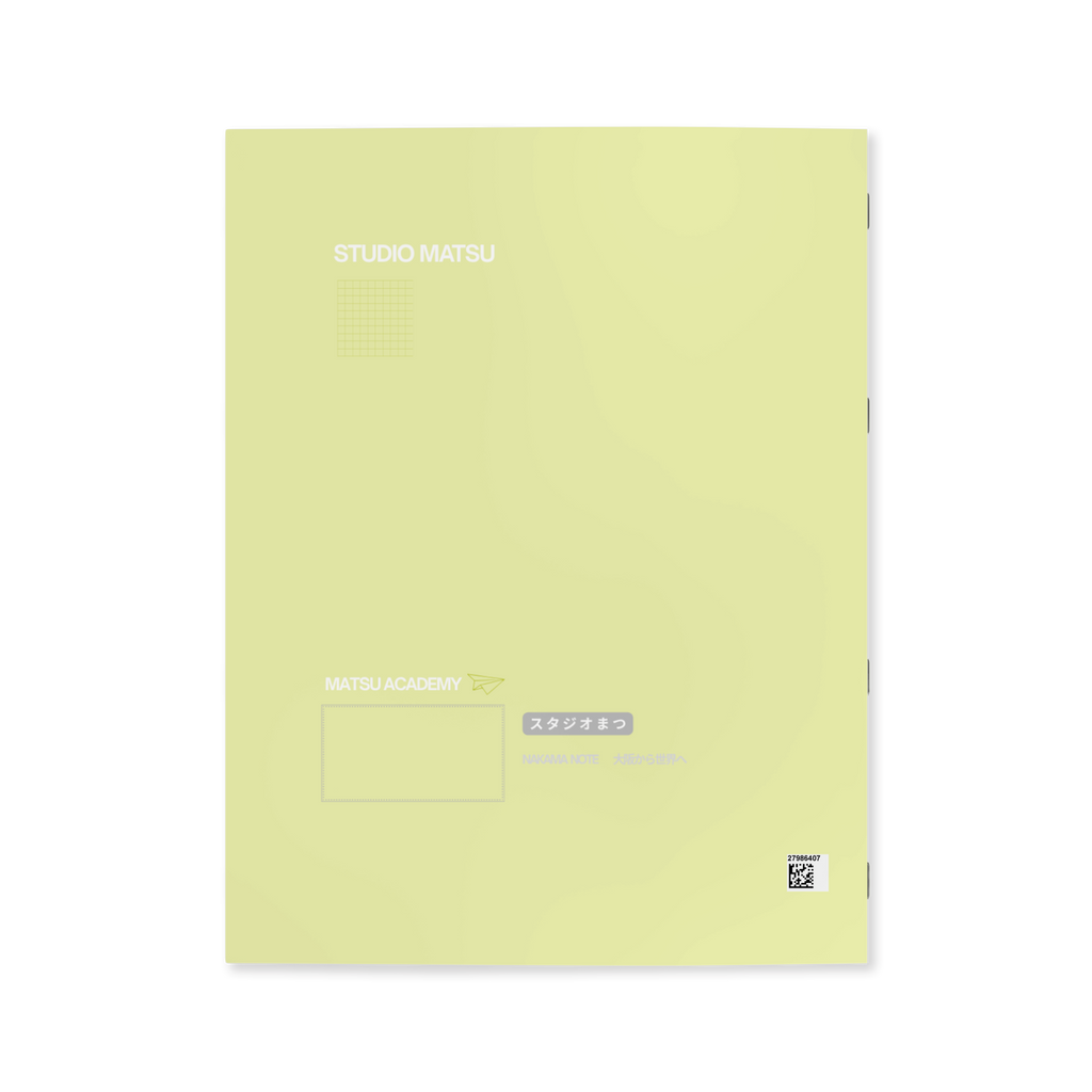 MATSU ACADEMY GRID WORKBOOK (LIME KOI)